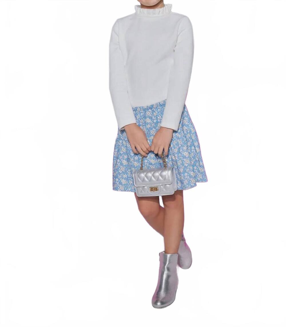 NEW BISBY tinsley long sleeve top in white